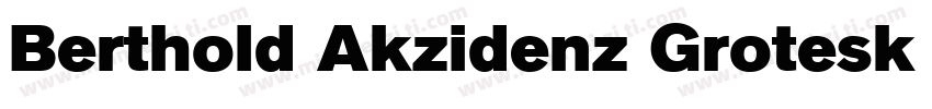 Berthold Akzidenz Grotesk BE MdCn字体转换